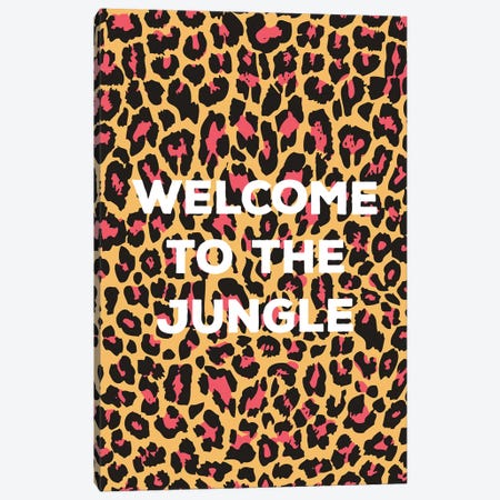 Welcome To The Jungle Canvas Print #TNS123} by The Native State Canvas Art Print