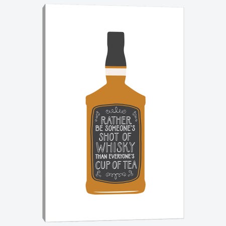 Whisky Shot Canvas Print #TNS124} by The Native State Canvas Artwork