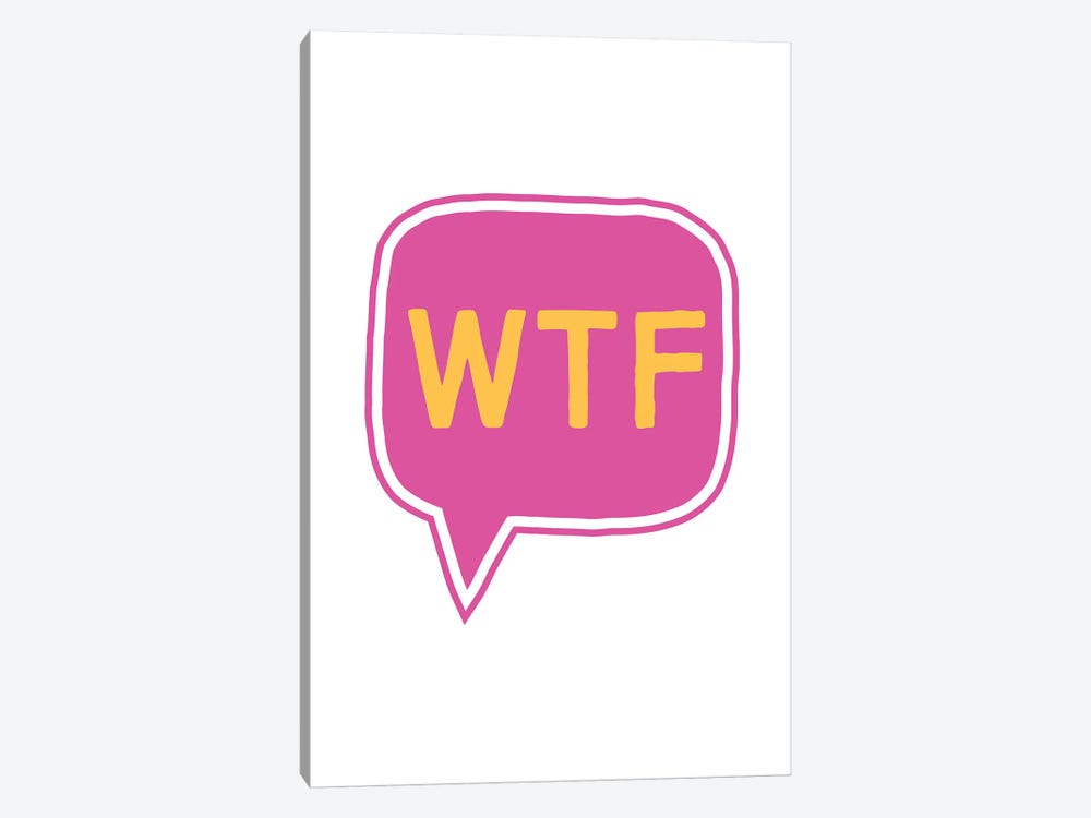 WTF  by The Native State 1-piece Canvas Art