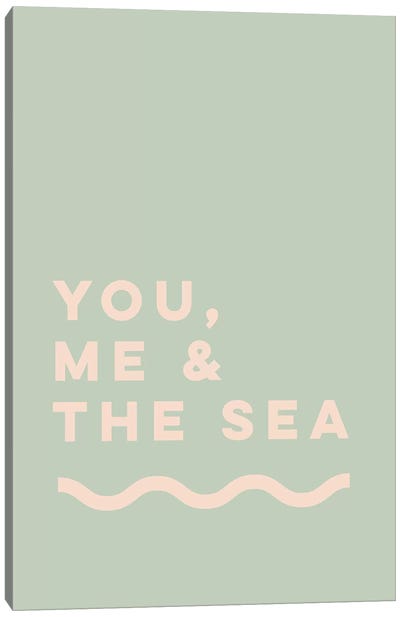 You, Me & The Sea Canvas Art Print - The Native State