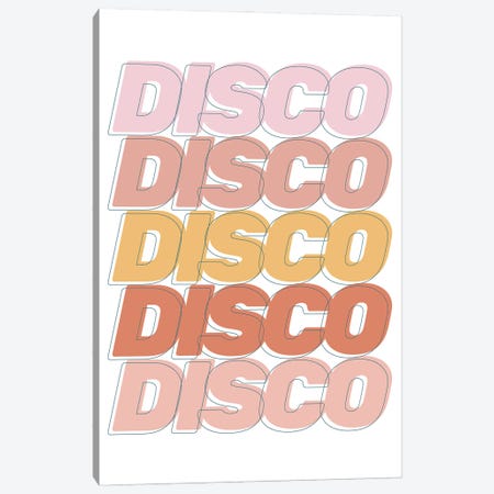 Disco Disco Disco Canvas Print #TNS129} by The Native State Canvas Art Print