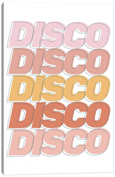 Disco Disco Disco Canvas Art Print - The Native State