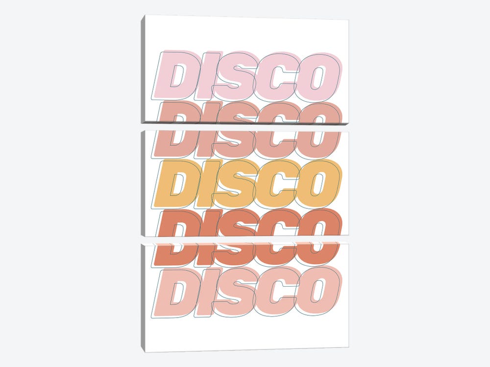 Disco Disco Disco by The Native State 3-piece Canvas Wall Art