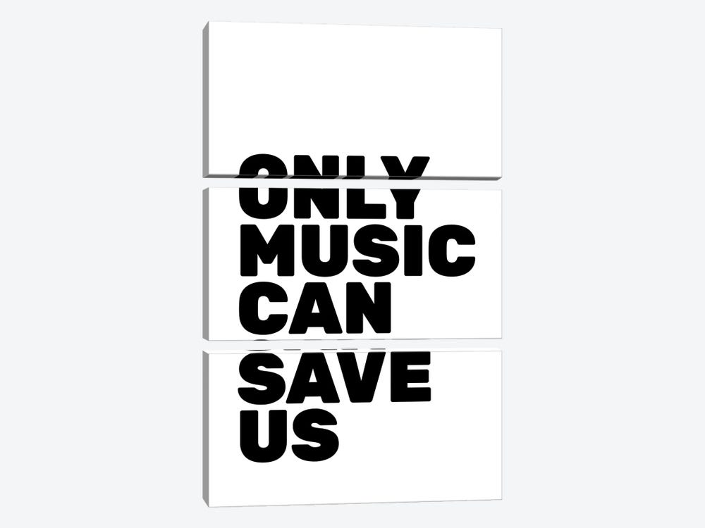 Only Music Can Save Us by The Native State 3-piece Canvas Art Print