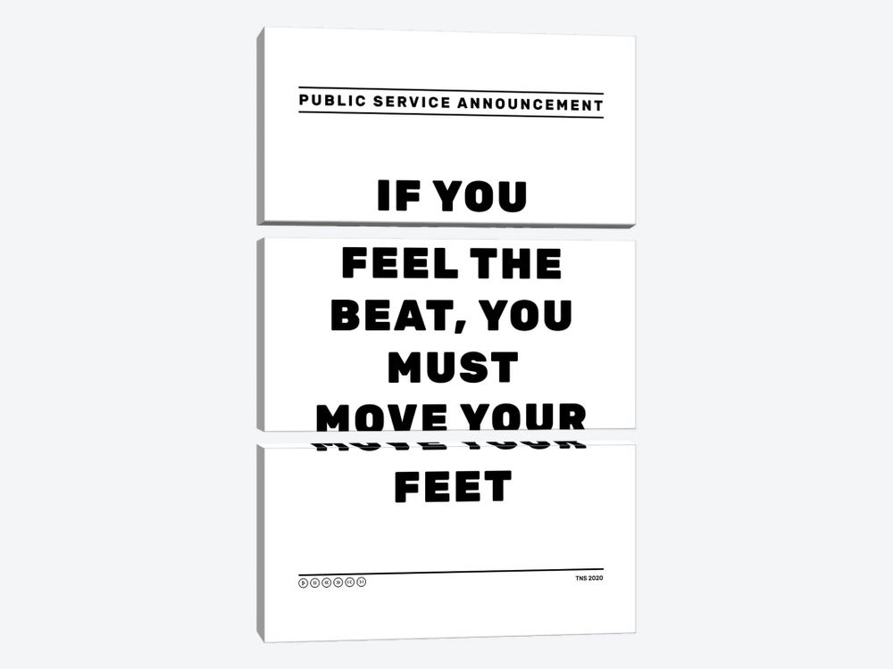 Feel The Beat by The Native State 3-piece Canvas Wall Art