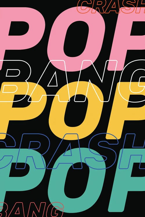Crash Bang Pop by The Native State wall art