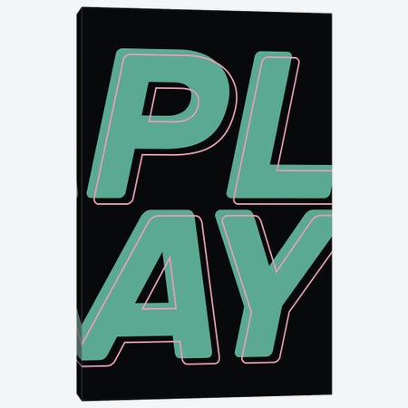 Play Canvas Print #TNS138} by The Native State Canvas Art