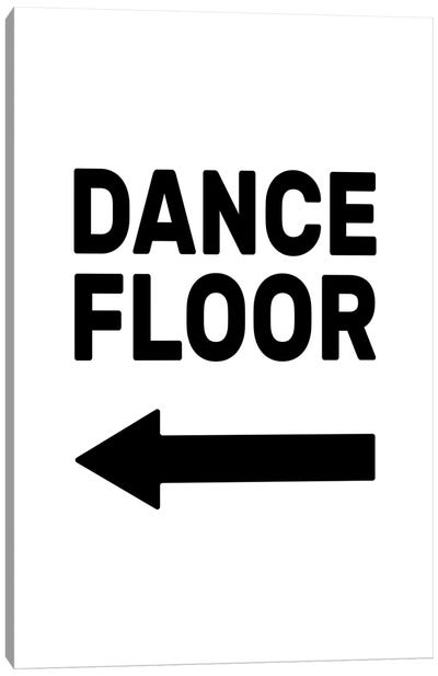 Dance Floor - Left Canvas Art Print - Dance Art