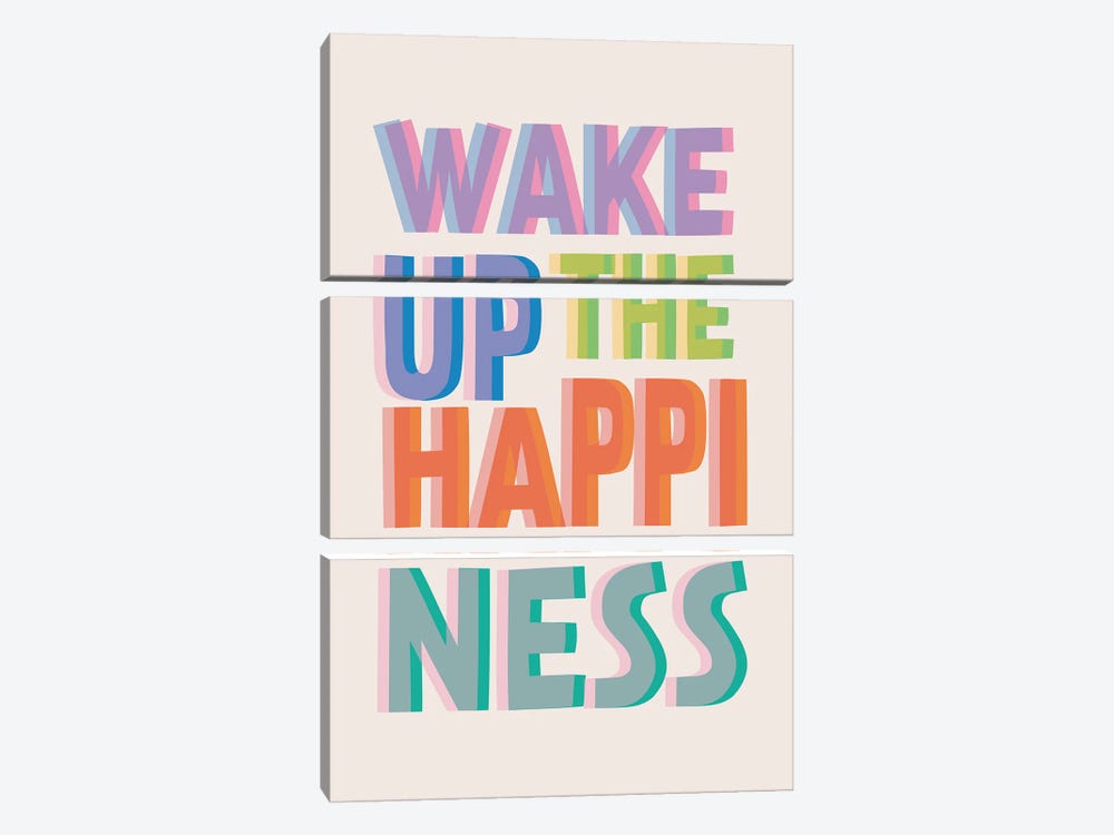 Wake Up The Happiness by The Native State 3-piece Canvas Wall Art