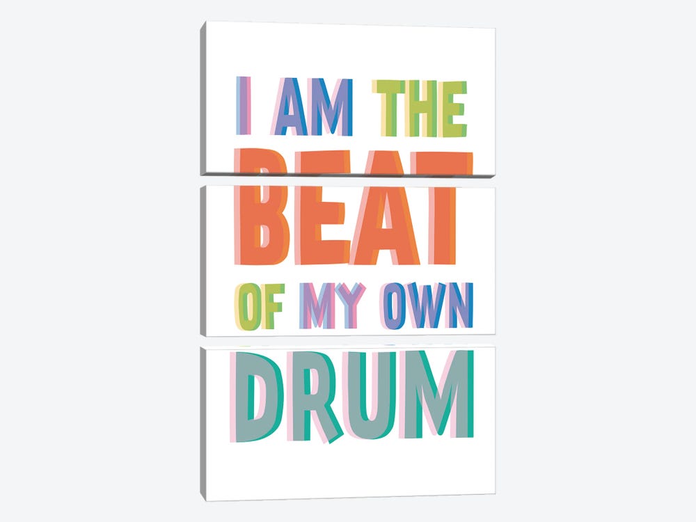 Beat Of My Own Drum by The Native State 3-piece Canvas Artwork