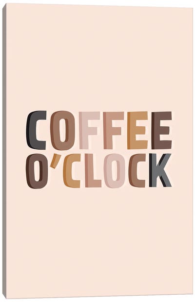 Coffee O'Clock Canvas Art Print - The Native State