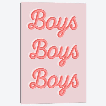 Boys Boys Boys Canvas Print #TNS14} by The Native State Canvas Print