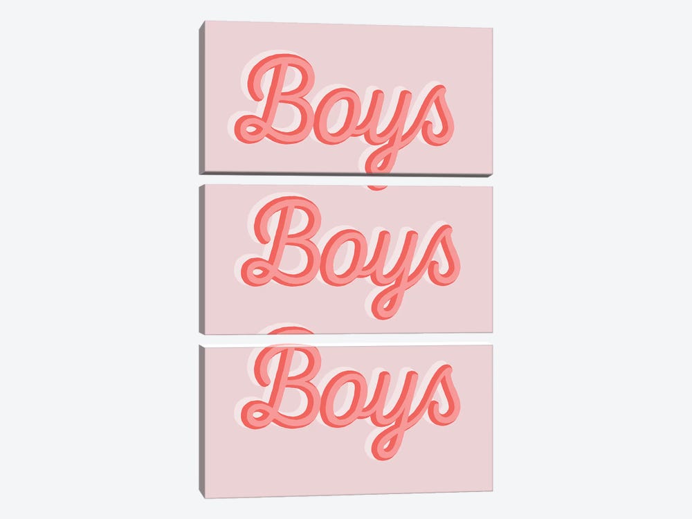 Boys Boys Boys by The Native State 3-piece Art Print