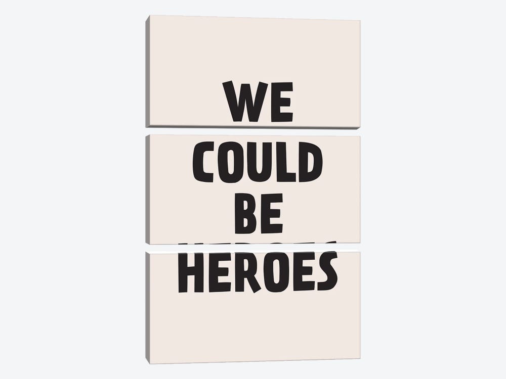We Could Be Heroes by The Native State 3-piece Canvas Art