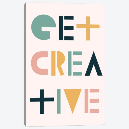 Get Creative Canvas Print #TNS166} by The Native State Canvas Artwork