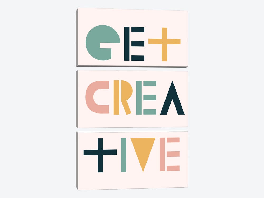 Get Creative by The Native State 3-piece Canvas Art Print