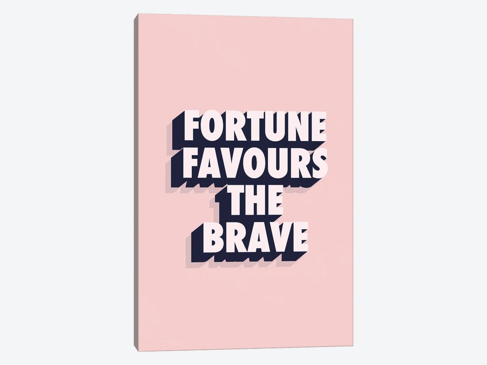 Fortune Favours The Brave by The Native State 1-piece Canvas Art
