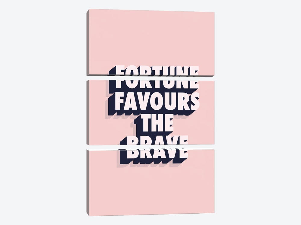 Fortune Favours The Brave by The Native State 3-piece Canvas Wall Art