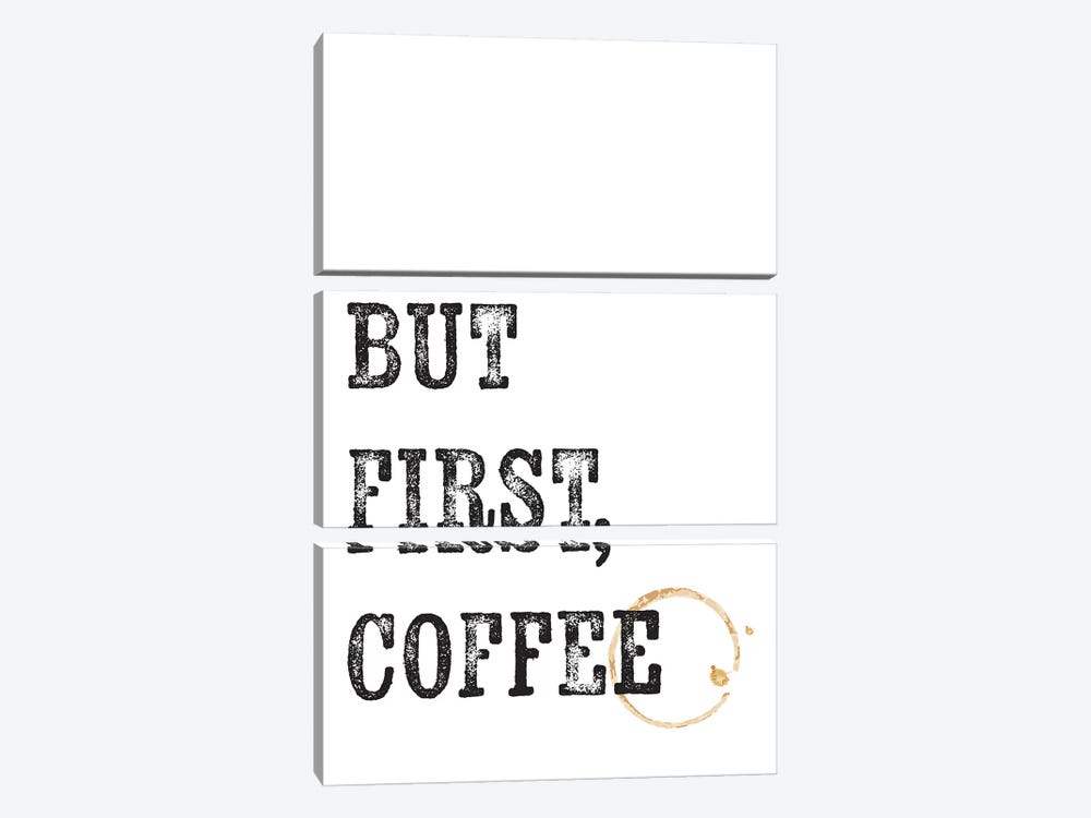 But First Coffee  by The Native State 3-piece Canvas Wall Art