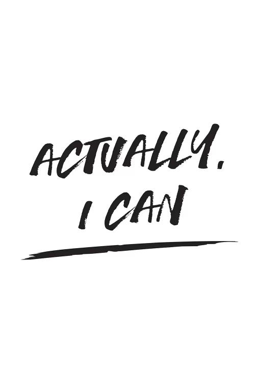 Actually I Can