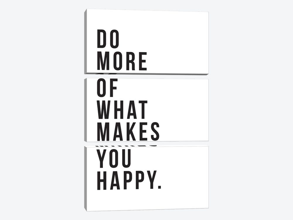 Do More Be Happy by The Native State 3-piece Art Print