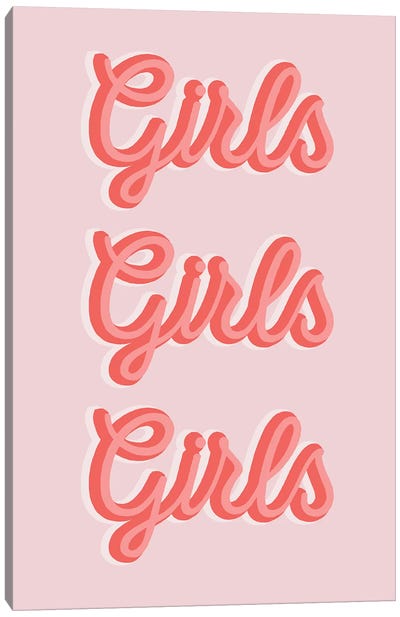 Girls Girls Girls Canvas Art Print - #SHERO