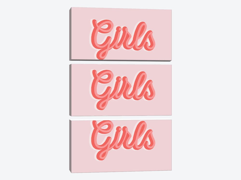 Girls Girls Girls by The Native State 3-piece Canvas Wall Art