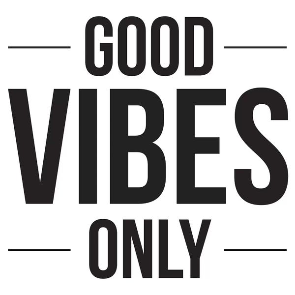 Kids Inspirational Art: Good Vibes Only by The Native State
