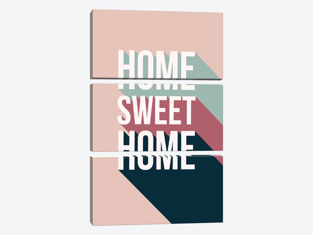 Home Sweet Home by The Native State 3-piece Canvas Wall Art