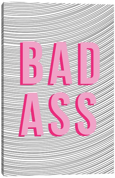 Bad Ass Canvas Art Print - #SHERO
