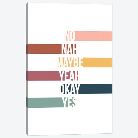 Indecision Canvas Print #TNS51} by The Native State Canvas Artwork