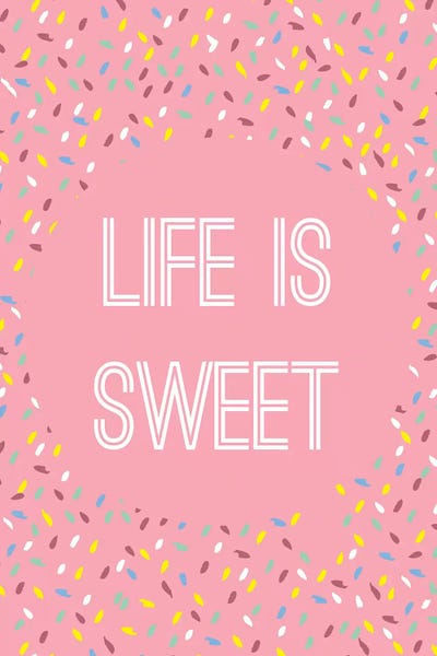 Life Is Sweet by The Native State framed canvas print
