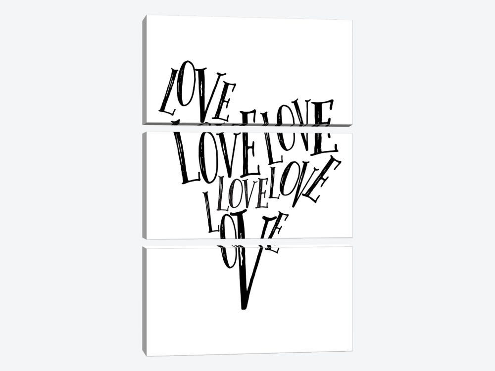 Love Heart by The Native State 3-piece Canvas Wall Art