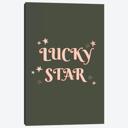 Lucky Star Canvas Print #TNS69} by The Native State Canvas Print