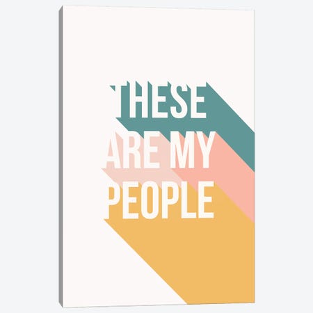 My People Canvas Print #TNS72} by The Native State Canvas Artwork