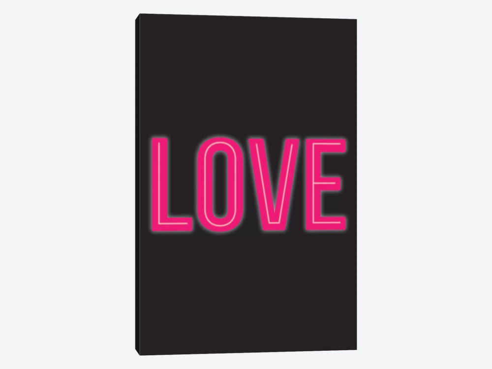 Neon Love by The Native State 1-piece Canvas Wall Art