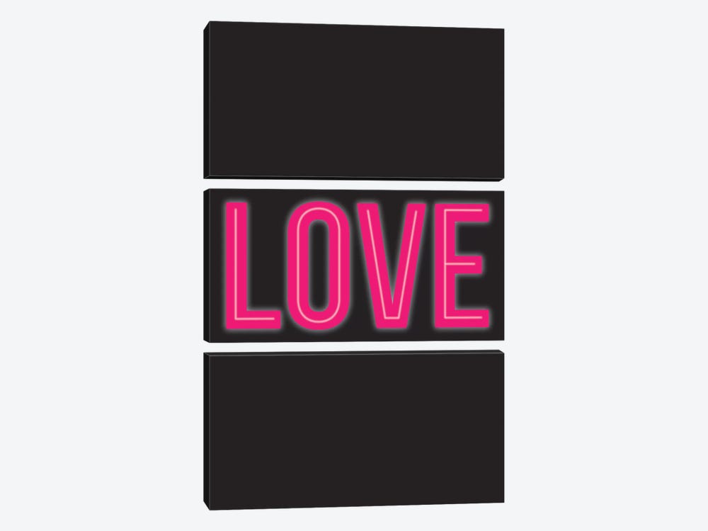 Neon Love by The Native State 3-piece Canvas Wall Art