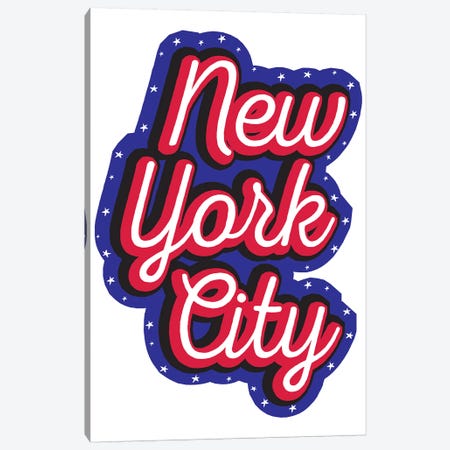 New York City Canvas Print #TNS74} by The Native State Canvas Art Print