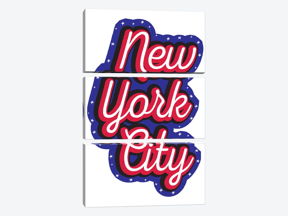 New York City by The Native State 3-piece Art Print