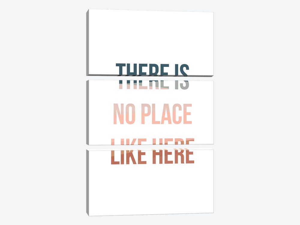 No Place Like Here by The Native State 3-piece Canvas Artwork