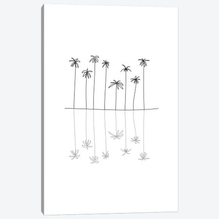 Palm Reflection Canvas Print #TNS83} by The Native State Canvas Print