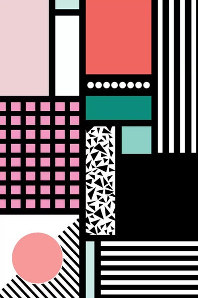 Shape Up: Pastel Abstract by The Native State