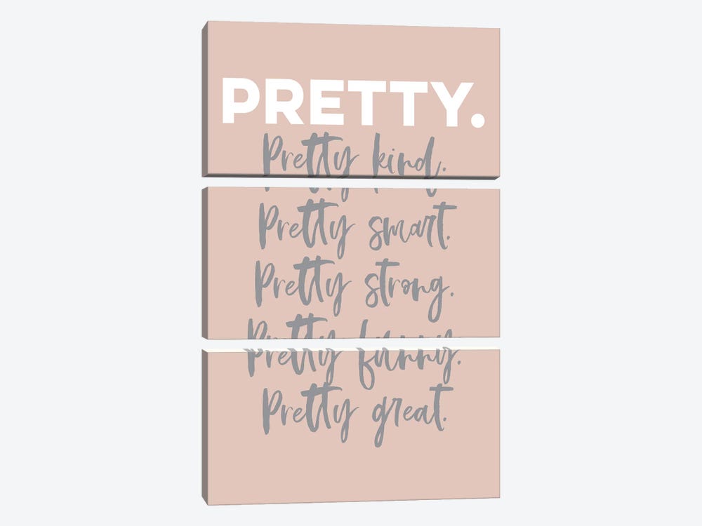 Pretty by The Native State 3-piece Canvas Print