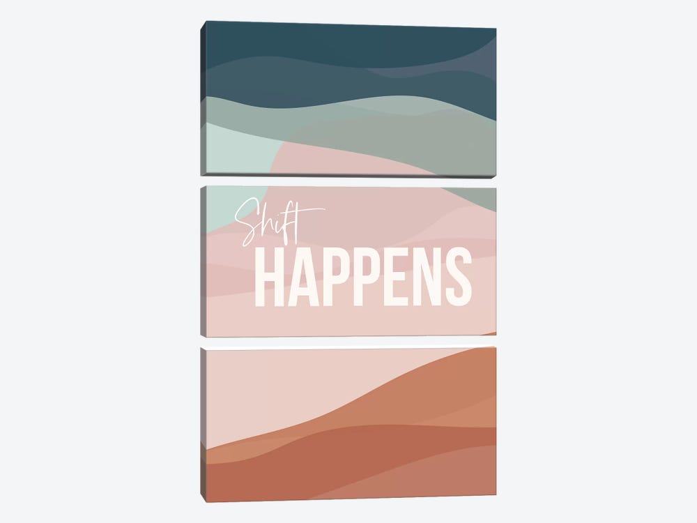Shift Happens by The Native State 3-piece Canvas Wall Art