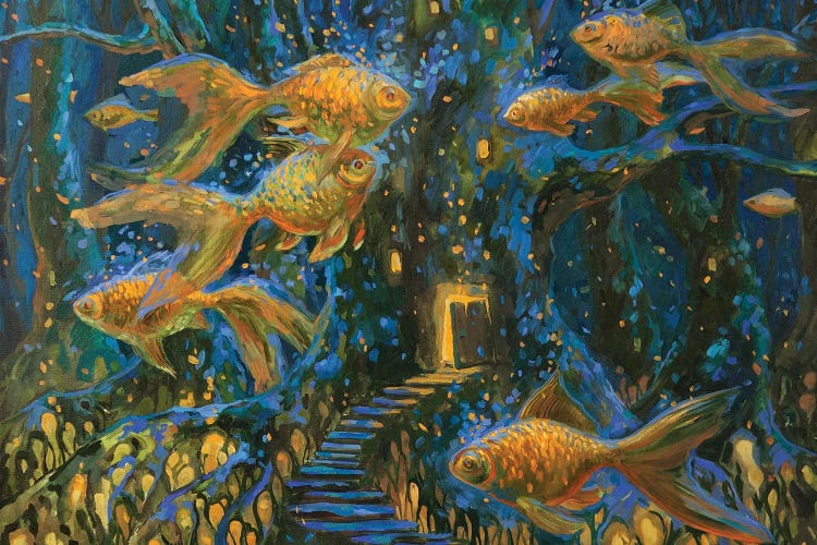 Goldfish. The Enchanted World