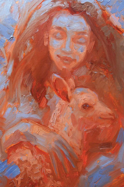 Girl With Lamb