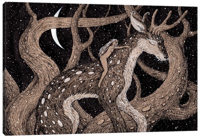 Last Snow Canvas Art Print - Tatiana Nikolaeva