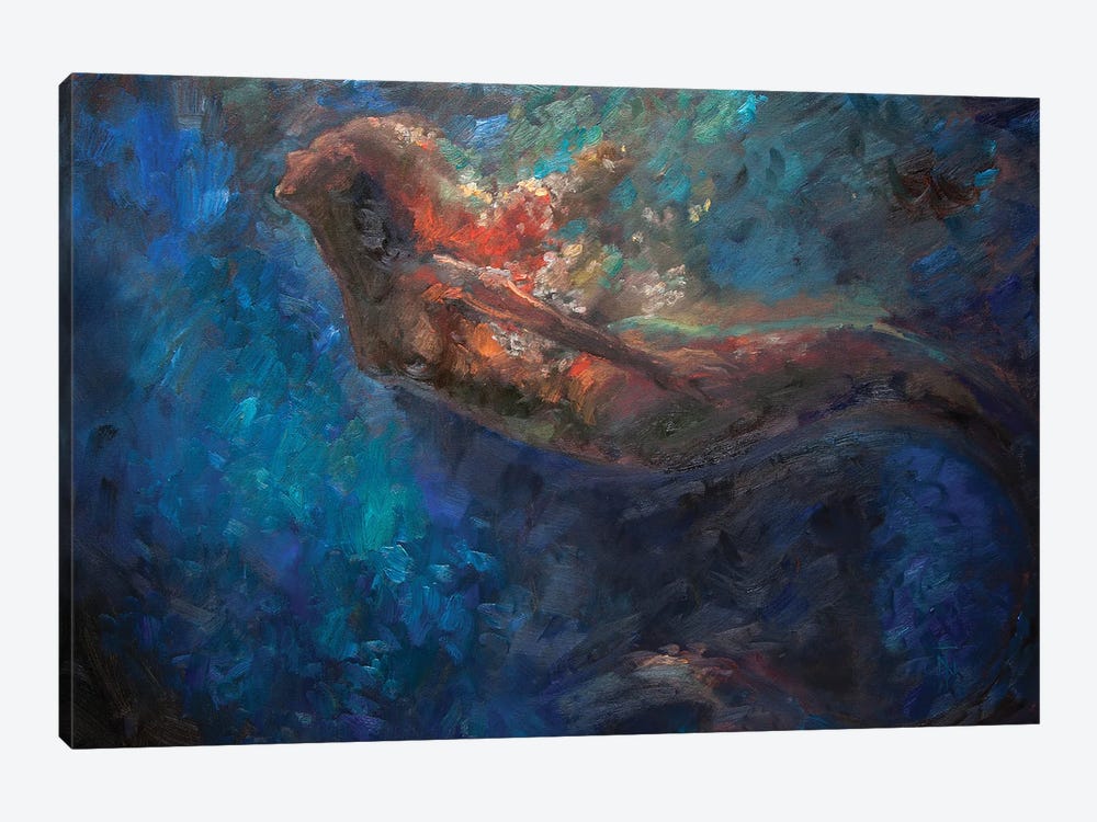 Mermaid by Tatiana Nikolaeva 1-piece Canvas Artwork