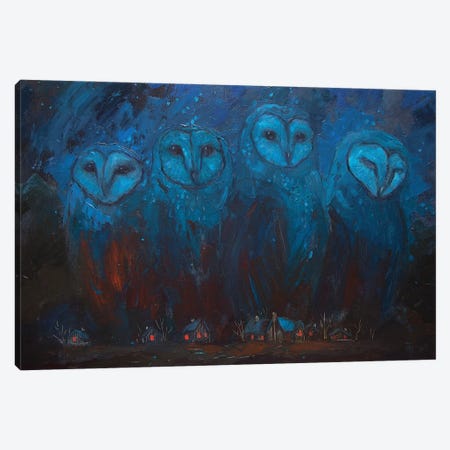Owl Mountains Canvas Print #TNV66} by Tatiana Nikolaeva Art Print