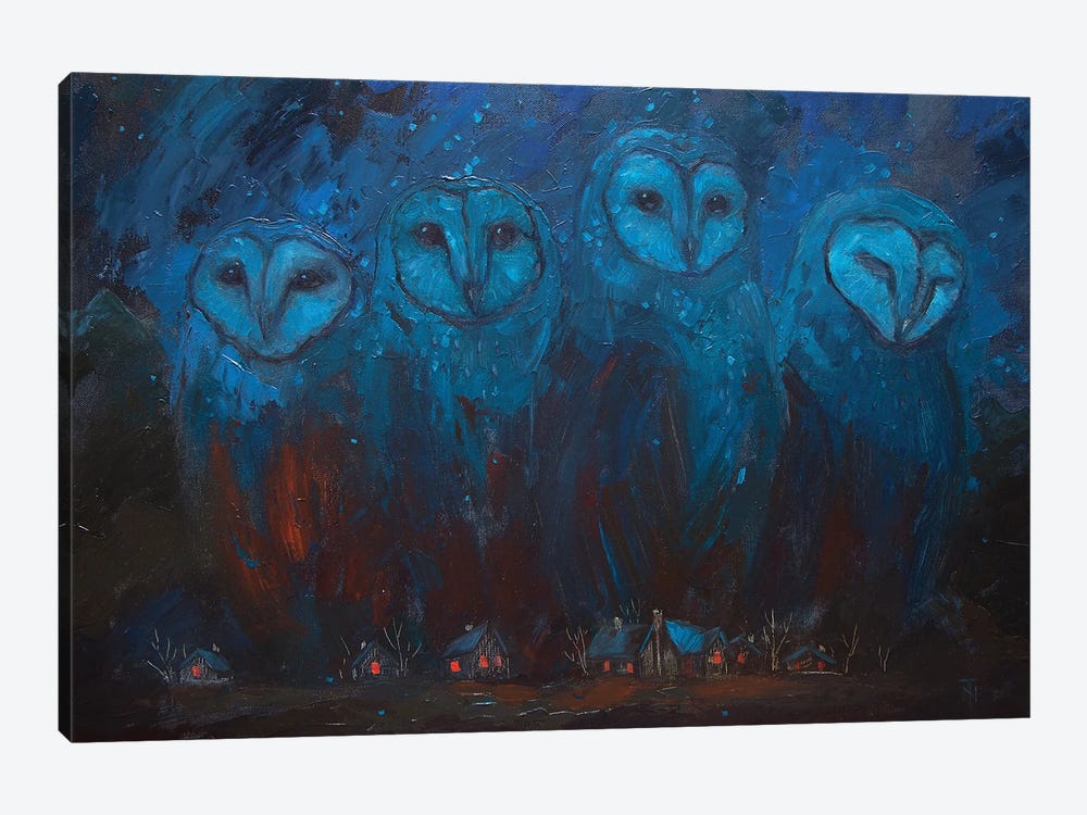 Owl Mountains by Tatiana Nikolaeva 1-piece Canvas Wall Art